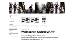 Desktop Screenshot of carryman-shop.de