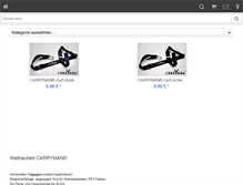 Tablet Screenshot of carryman-shop.de